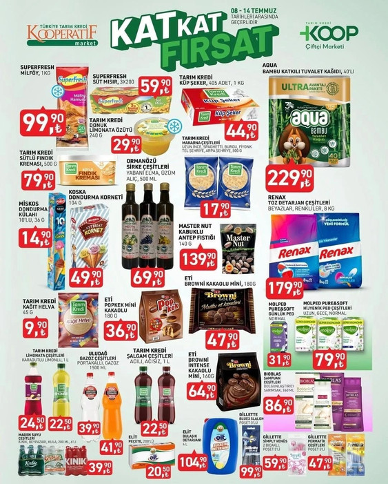 Türkiye Tarım Kredi KOOP Çiftçi Marketi'nde Temmuz İndirimleri Devam Ediyor: Yeni Katalog Yayımlandı resim: 0