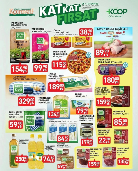 Türkiye Tarım Kredi KOOP Çiftçi Marketi'nde Temmuz İndirimleri Devam Ediyor: Yeni Katalog Yayımlandı resim: 1