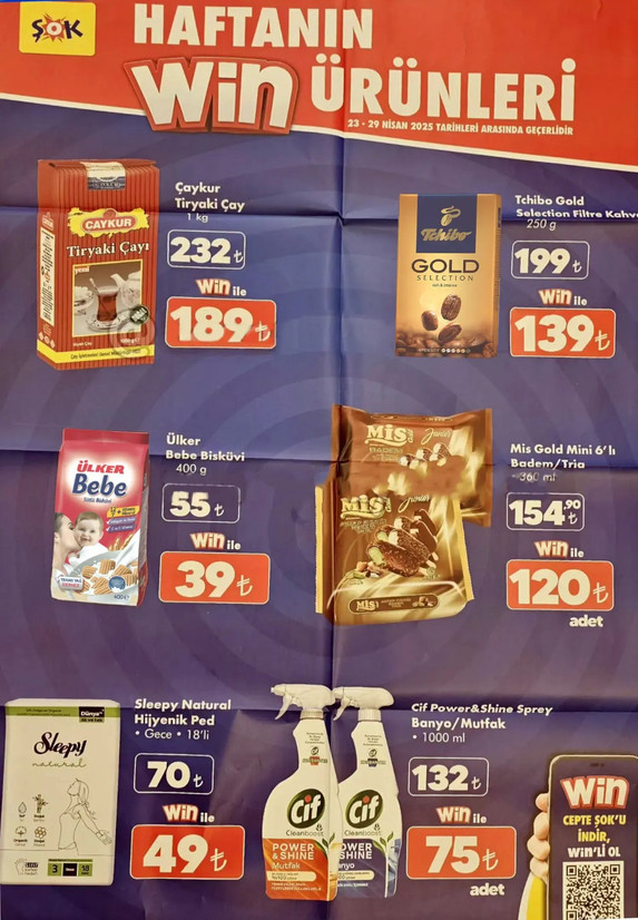 ŞOK 23-29 Nisan Haftanın İndirimleri Kataloğu Yayımlandı! ŞOK'tan Ne Alırsan 100 TL Fırsatı! resim: 1