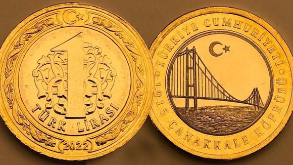 Çanakkale Köprüsü hatıra parası basıldı resim: 0