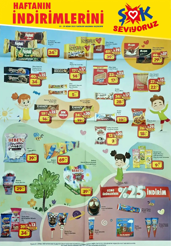 ŞOK 23-29 Nisan Haftanın İndirimleri Kataloğu Yayımlandı! ŞOK'tan Ne Alırsan 100 TL Fırsatı! resim: 2