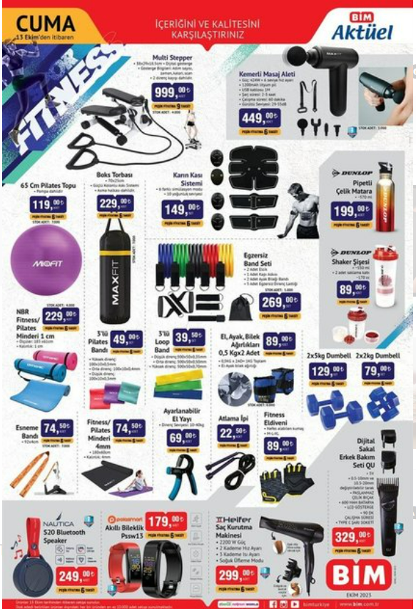 BİM'in bu haftaki indirimli ürünleri: 10 Ekim Salı ve 13 Ekim Cuma resim: 1