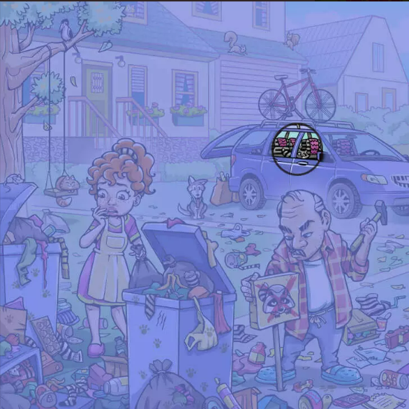 Görsel IQ'nuzu ölçmek için gözlerinizi sınayın: Saklanmış rakunu bulabilecek misiniz? resim: 1