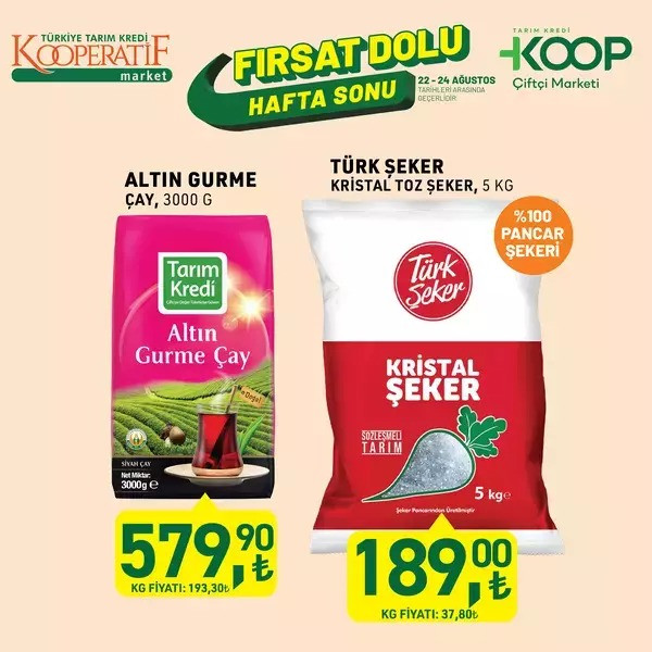 Tarım Kredi Marketlerinde Hafta Sonu İndirim Rüzgarı! İşte Tarım Kredi 24 Ağustos Kataloğu... resim: 1