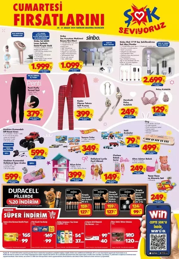ŞOK 28-31 Aralık 2024 Aktüel İndirim Kataloğunu Yayınladı! ŞOK Aktüel Kataloğunda Yine Yok Yok resim: 0
