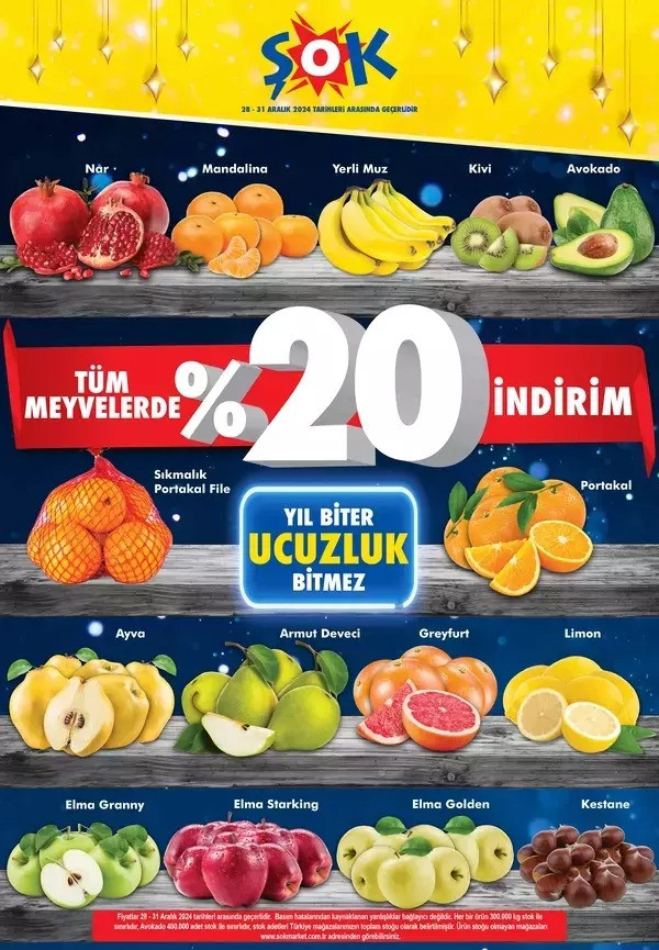 ŞOK 28-31 Aralık 2024 Aktüel İndirim Kataloğunu Yayınladı! ŞOK Aktüel Kataloğunda Yine Yok Yok resim: 3