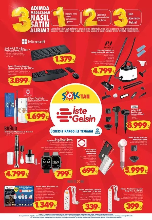 ŞOK 08-13 Mayıs 2025 Aktüel Ürün Kataloğunu Yayımladı! ŞOK Aktüel Kataloğunda Yine Yok Yok resim: 8