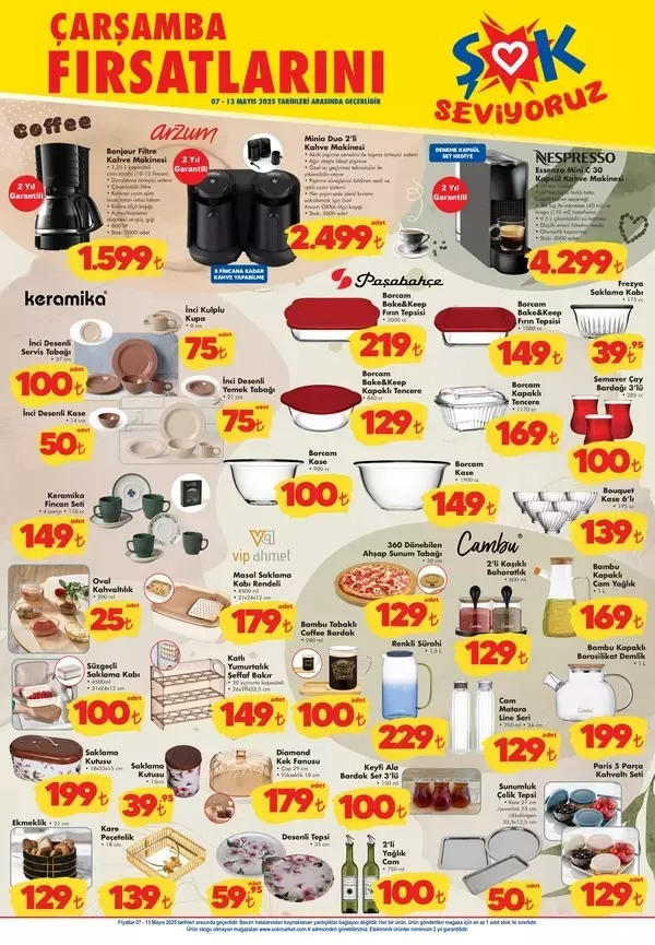ŞOK 08-13 Mayıs 2025 Aktüel Ürün Kataloğunu Yayımladı! ŞOK Aktüel Kataloğunda Yine Yok Yok resim: 3