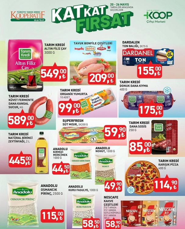 Türkiye Tarım Kredi Marketi 20-26 Mayıs 2025 İndirim Kataloğu Yayımlandı! resim: 0