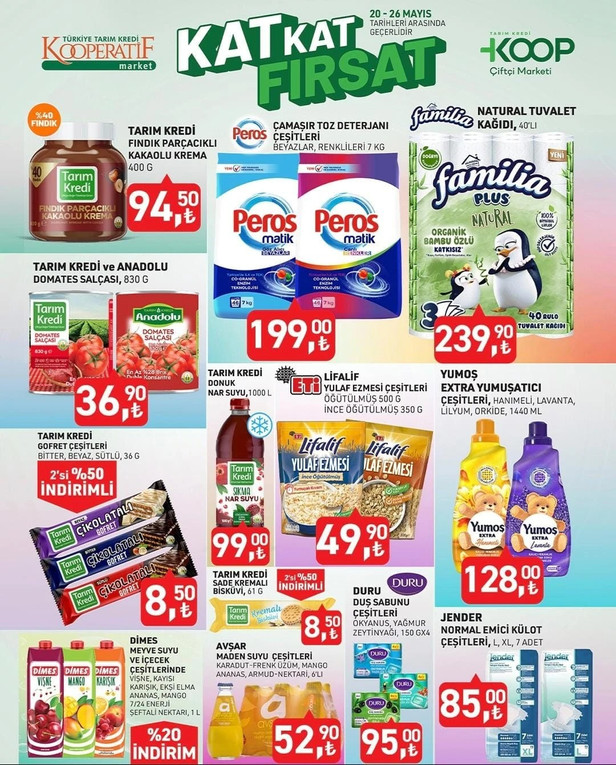 Türkiye Tarım Kredi Marketi 20-26 Mayıs 2025 İndirim Kataloğu Yayımlandı! resim: 1