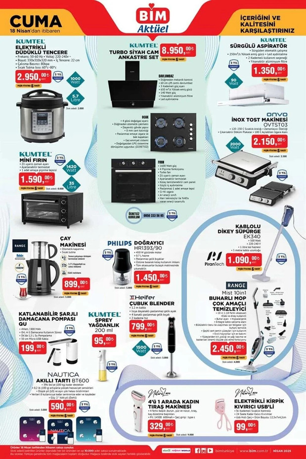 BİM 19 Nisan Cuma Gününe Özel Aktüel İndirim Kataloğunu Yayınladı! İşte Haftanın Fırsat Ürünleri! resim: 0