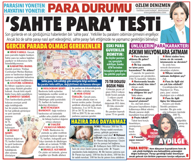 Sahte Para Nasıl Anlaşılır? Gerçek Paradan Nasıl Ayırt Edilir? resim: 0