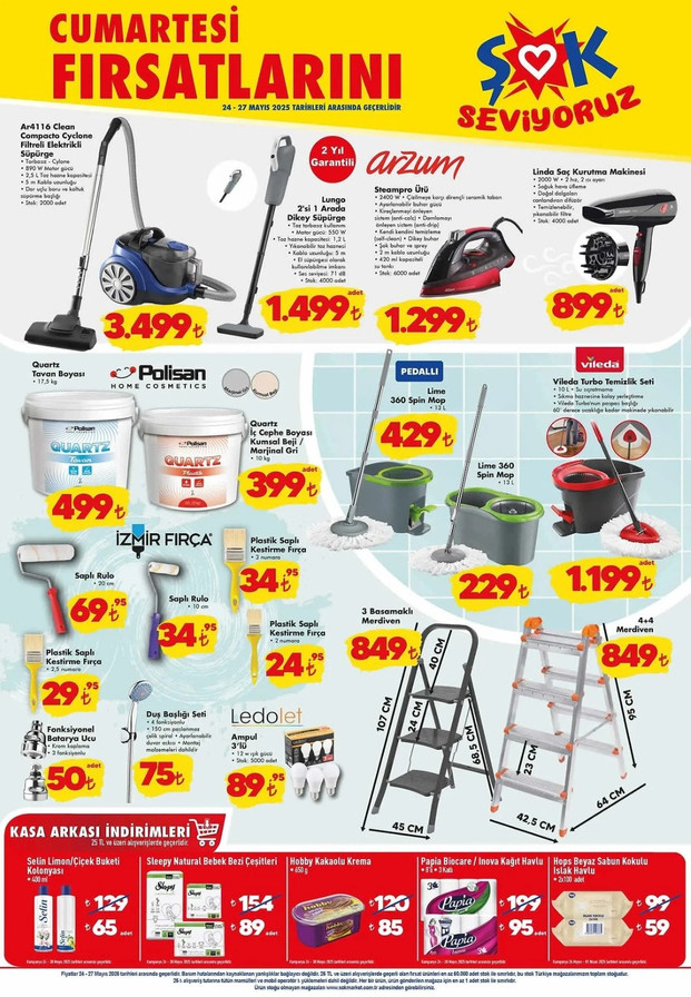 ŞOK Haftanın İndirimleri Kataloğu Yayımlandı! ŞOK Kataloğunda Yine Yok Yok resim: 0