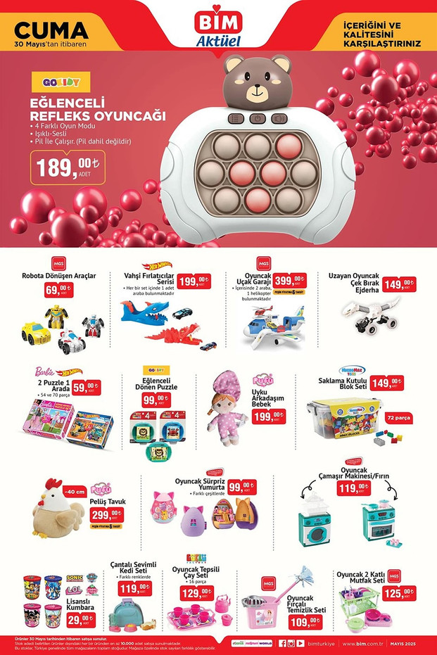 BİM Marketlerin İndirim Yağmuru: 30 Mayıs Cuma Gününe Özel BİM İndirim Kataloğunda Yok Yok resim: 0