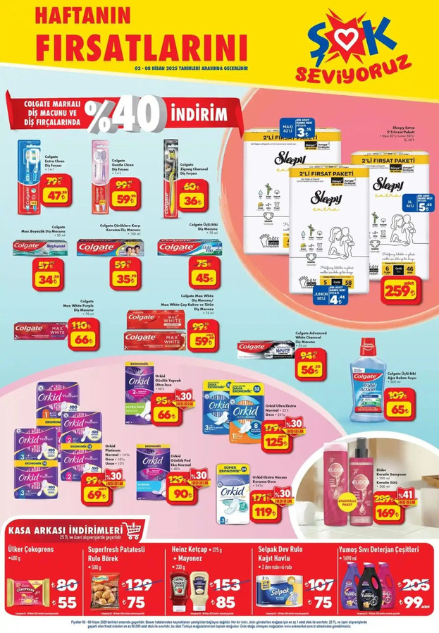 ŞOK 2-4 Nisan Aktüel Kataloğu Yayımladı: Çarşamba Günü ŞOK Raflarda Birçok Ürün Yerini Aldı resim: 2