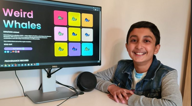 12 Yaşındaki Çocuk NFT Satarak 3,3 Milyon TL Kazandı resim: 0