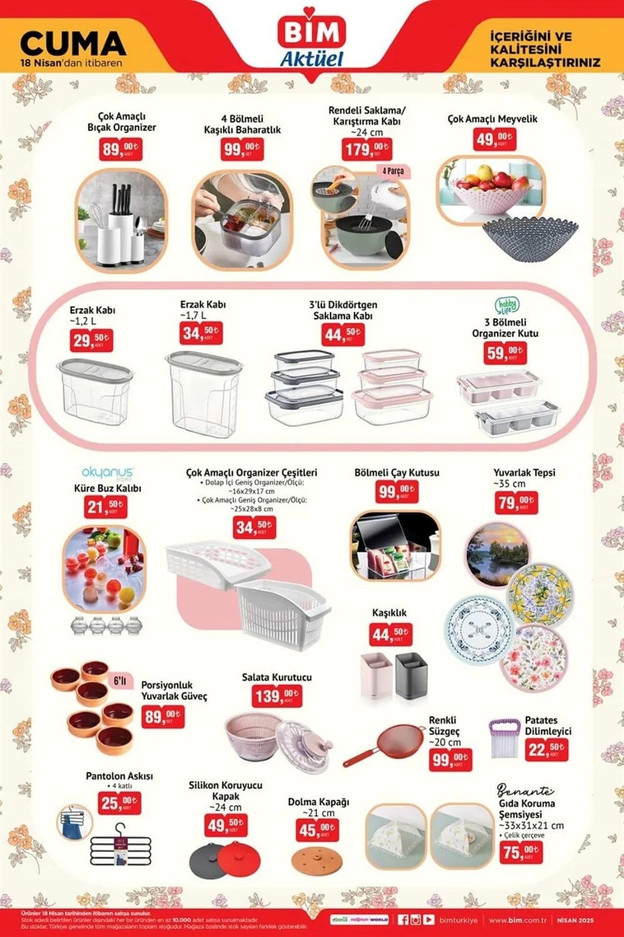 BİM 19 Nisan Cuma Gününe Özel Aktüel İndirim Kataloğunu Yayınladı! İşte Haftanın Fırsat Ürünleri! resim: 4