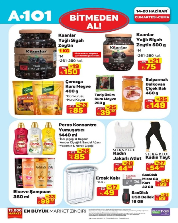 A101 Aldın Aldın 15-20 Haziran İndirim Kataloğun Yayımladı! A101'de Seçili Ürünler 1 Alana 1 Bedava resim: 3