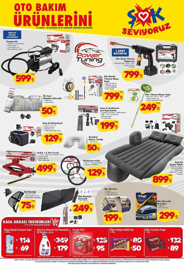 ŞOK 31 Mayıs – 3 Haziran 2025 İndirim Kataloğunu Yayımladı! ŞOK Aktüel Kataloğunda Yine Yok Yok resim: 1