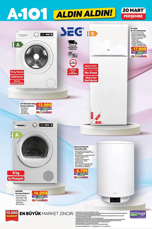 A101 Fırsat Kataloğunu 15-21 Mart 2025 Yayımladı: Hangi Ürünlerde Fırsat Var? İşte A101 Kataloğu resim: 4