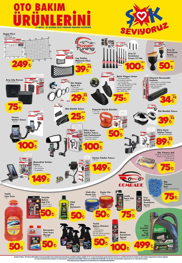 ŞOK 31 Mayıs – 3 Haziran 2025 İndirim Kataloğunu Yayımladı! ŞOK Aktüel Kataloğunda Yine Yok Yok resim: 0