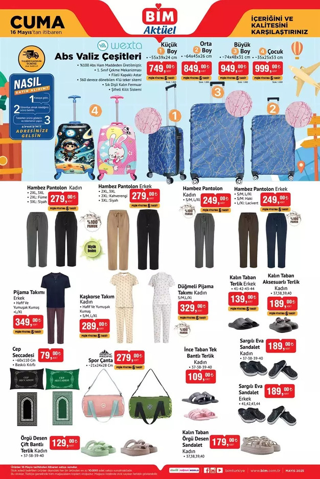 BİM 13 Mayıs Salı ve 16 Mayıs Cuma Aktüel Kataloğunu Yayımladı: İşte BİM Haftanın Fırsat Ürünleri! resim: 6