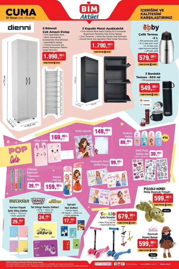 BİM 19 Nisan Cuma Gününe Özel Aktüel İndirim Kataloğunu Yayınladı! İşte Haftanın Fırsat Ürünleri! resim: 1