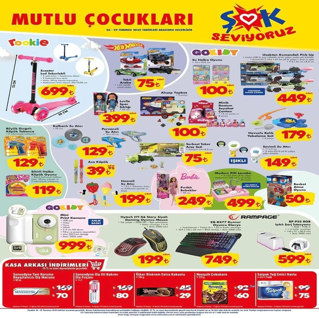 ŞOK Hafta Sonu İndirim Kataloğunu Yayımladı: İşte 26 Temmuz 2025 ŞOK İndirim Kataloğu resim: 0