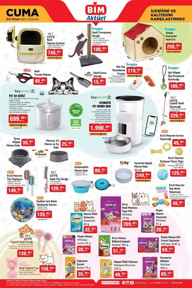 BİM 1 Nisan Salı 4 Nisan Cuma Aktüel Kataloğunu Yayımladı: Bu Hafta BİM’de Yine Yok Yok resim: 2