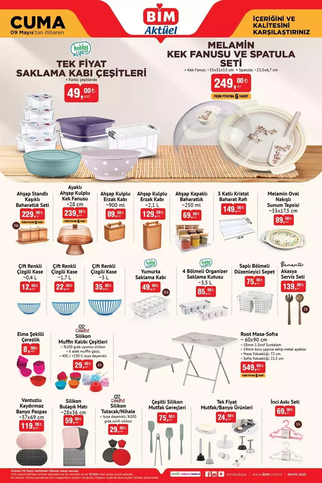 BİM'de 6 Mayıs İtibarıyla Dev İndirimler Başladı! Anneler Günü Hediyeleri ve Temel Gıdalar Fırsatlar resim: 7