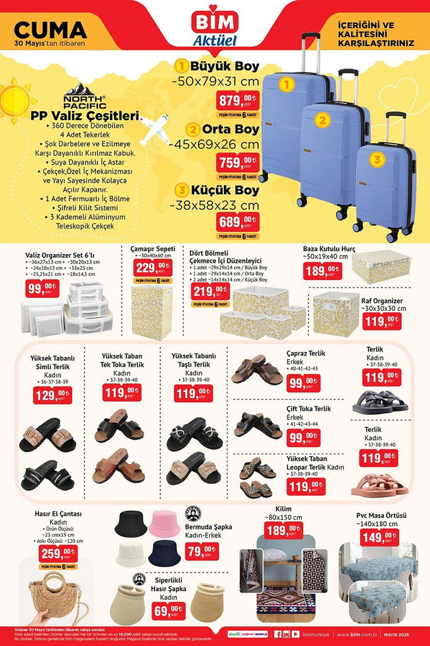 BİM Marketlerin İndirim Yağmuru: 30 Mayıs Cuma Gününe Özel BİM İndirim Kataloğunda Yok Yok resim: 7
