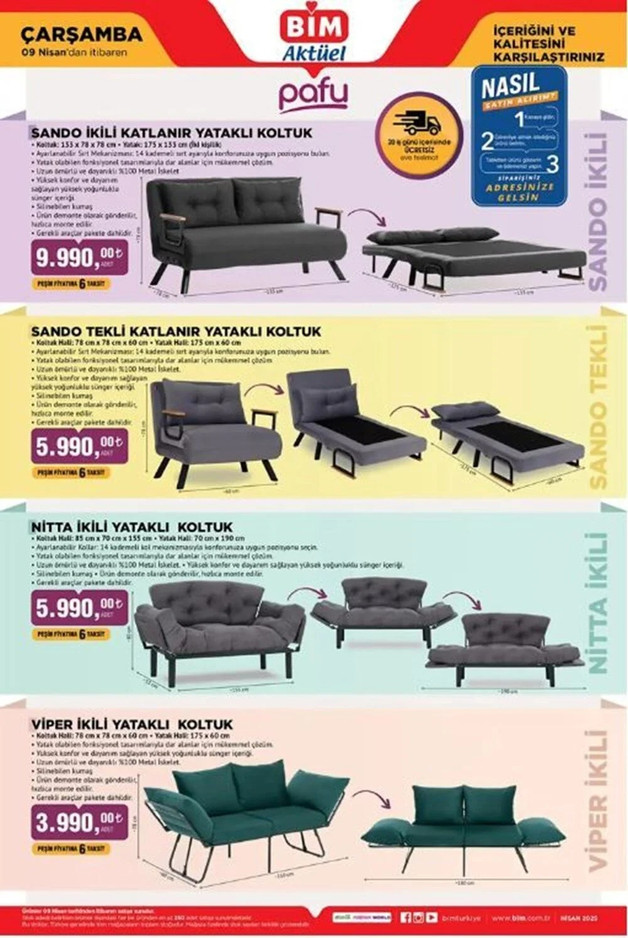BİM Aktüel'de 8-11 Nisan Fırsatları: BİM’e Yataklı Koltuk, Mutfak Robotu, Buharlı Ütü… Geliyor! resim: 3
