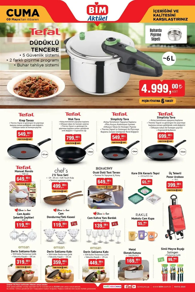 BİM'de 6 Mayıs İtibarıyla Dev İndirimler Başladı! Anneler Günü Hediyeleri ve Temel Gıdalar Fırsatlar resim: 6