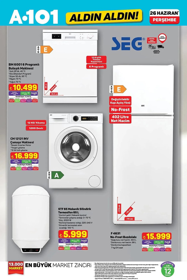 Bu hafta A101 marketlerinde Teknoloji Rüzgarı Başlıyor: A101’in 26 Haziran Fırsat Kataloğu Yayında! resim: 5