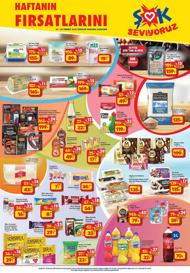 ŞOK Marketleri'nde 2-8 Temmuz 2025 Tarihleri Arasında Kaçırılmayacak Fırsatlar Başladı! resim: 2