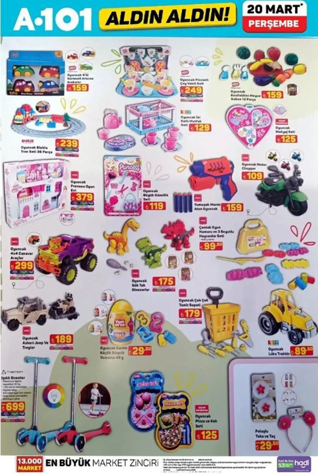 A101 Aldın Aldın Aktüel Kataloğunu Yayımladı: İşte, A101'in 20 Mart Perşembe Aktüel Ürün Kataloğu resim: 3