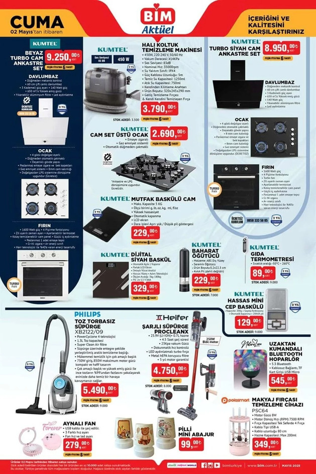 BİM Marketlerin İndirim Yağmuru Başladı! BİM'in 30 Nisan Salı ve 2 Mayıs Cuma Kataloğunda Yok Yok resim: 6