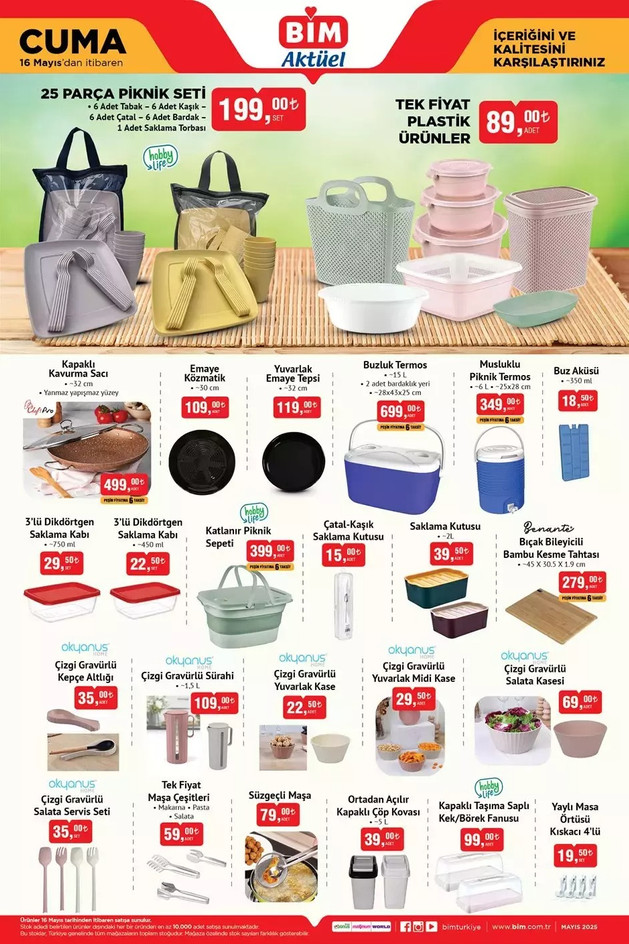 BİM 13 Mayıs Salı ve 16 Mayıs Cuma Aktüel Kataloğunu Yayımladı: İşte BİM Haftanın Fırsat Ürünleri! resim: 4