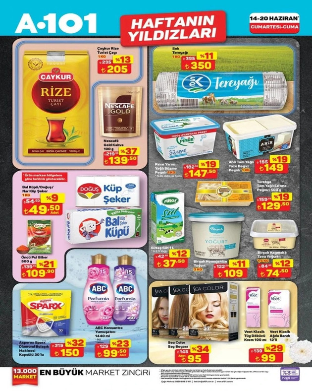 A101 Aldın Aldın 15-20 Haziran İndirim Kataloğun Yayımladı! A101'de Seçili Ürünler 1 Alana 1 Bedava resim: 0