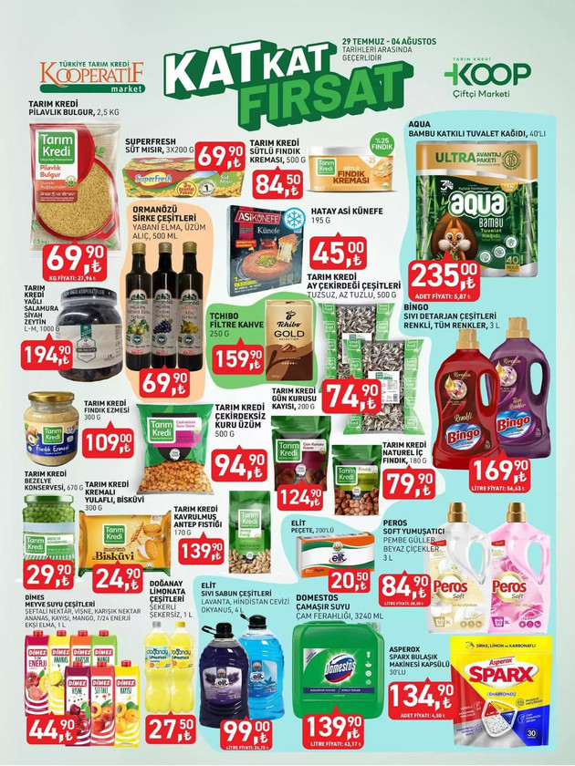 Türkiye Tarım Kredi Marketlerinde İndirim Günleri: İşte 29 Temmuz - 4 Ağustos 2025 İndirim Kataloğu resim: 1