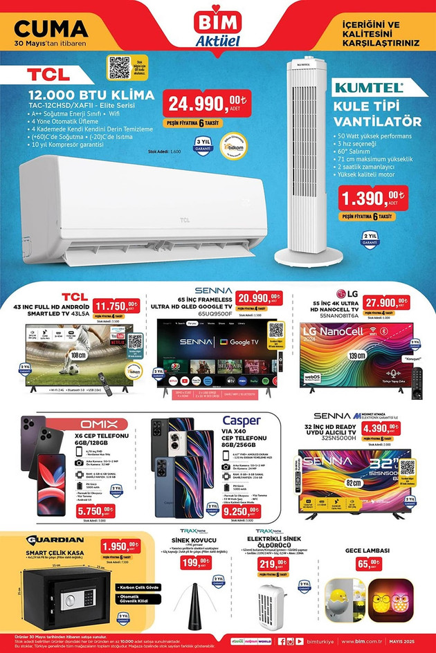 BİM Marketlerin İndirim Yağmuru: 30 Mayıs Cuma Gününe Özel BİM İndirim Kataloğunda Yok Yok resim: 4
