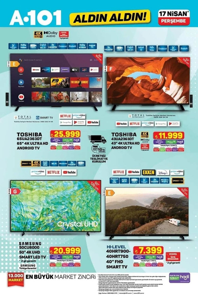 A101 Aldın Aldın İndirim Kataloğunu Yayınladı! İşte 17 Nisan 2025 Perşembe A101 Fırsat Kataloğu resim: 4