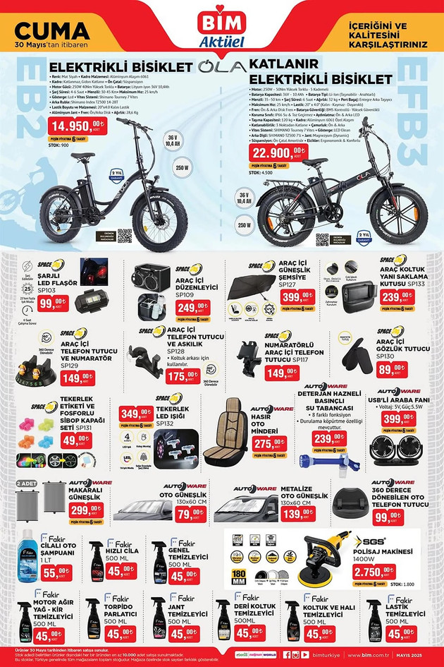 BİM Marketlerin İndirim Yağmuru: 30 Mayıs Cuma Gününe Özel BİM İndirim Kataloğunda Yok Yok resim: 2