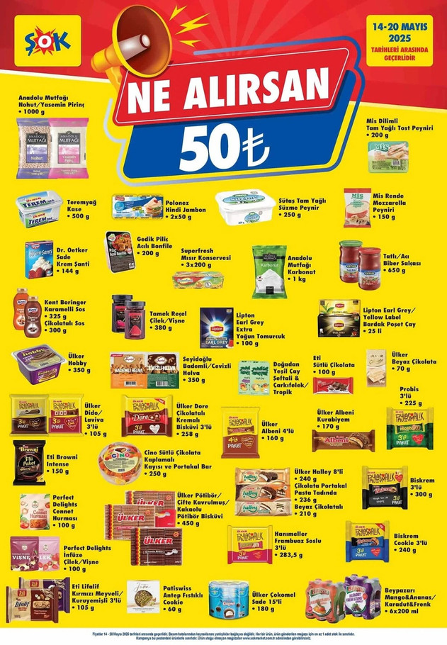 ŞOK 14-20 Mayıs 2025 Aktüel Ürün Kataloğunu Yayımladı! ŞOK'tan Ne Alırsan 50 TL Fırsatı! resim: 5