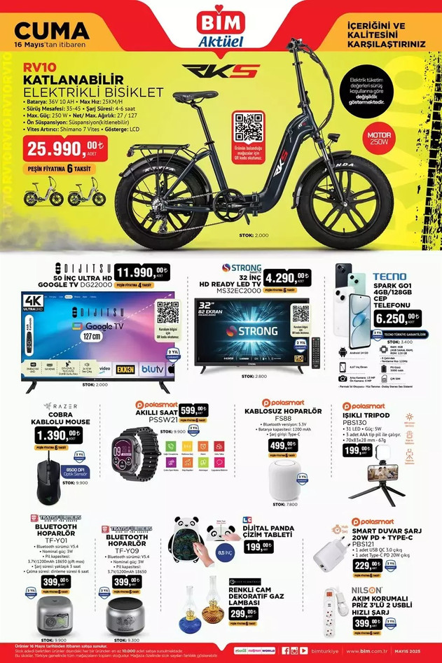 BİM 13 Mayıs Salı ve 16 Mayıs Cuma Aktüel Kataloğunu Yayımladı: İşte BİM Haftanın Fırsat Ürünleri! resim: 3