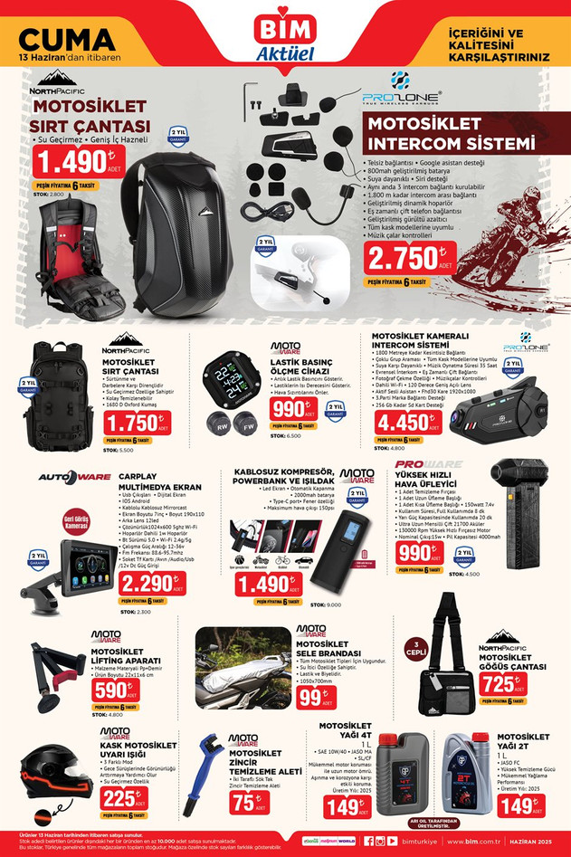 BİM 13 Haziran İndirim Kataloğunu Yayımlandı! İşte BİM'in Cuma Gününe Özel İndirimli Ürün Kataloğu… resim: 1