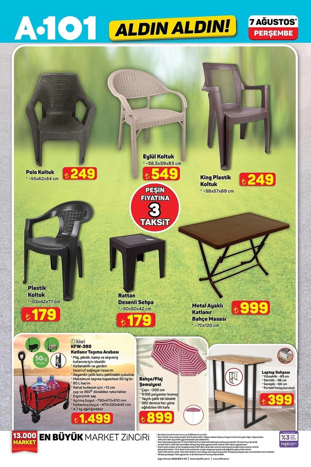 A101 Aldın Aldın 7 Ağustos Perşembe Kataloğunu Yayımladı: A101'de Bu Hafta Yine Yok Yok! resim: 1