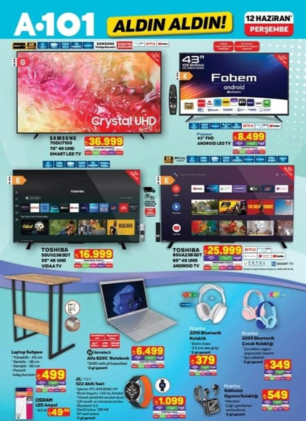 A101’e Elektrikli Moped geliyor! İşte A101 Aldın Aldın 12 Haziran Perşembe Kataloğu… resim: 9