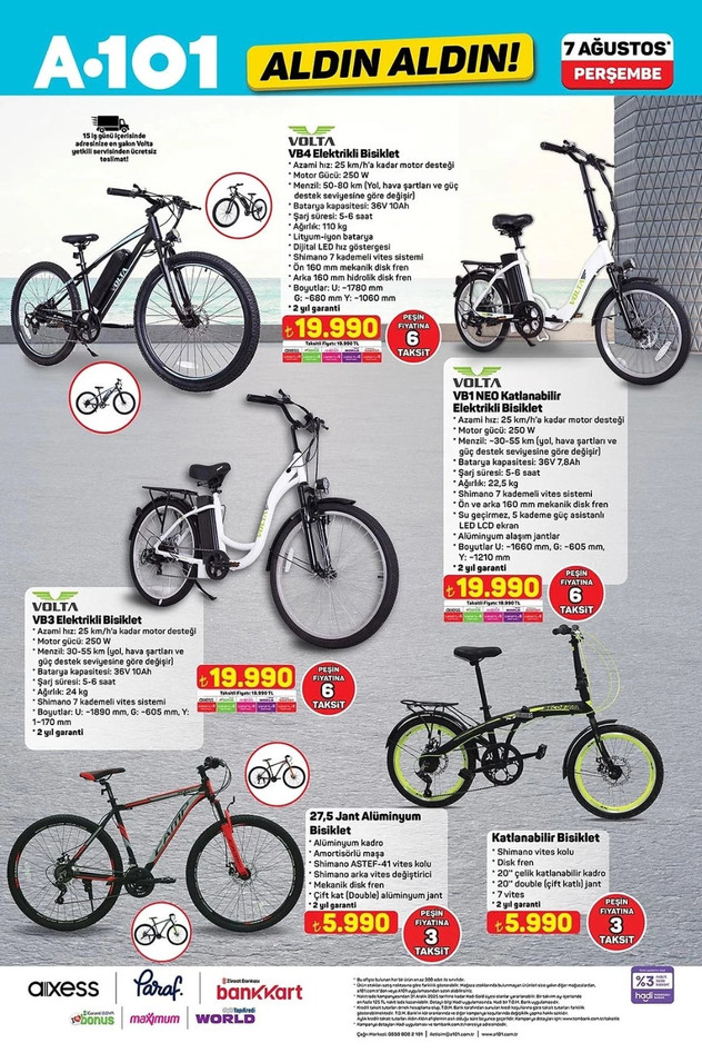 A101 Aldın Aldın 7 Ağustos Perşembe Kataloğunu Yayımladı: A101'de Bu Hafta Yine Yok Yok! resim: 4