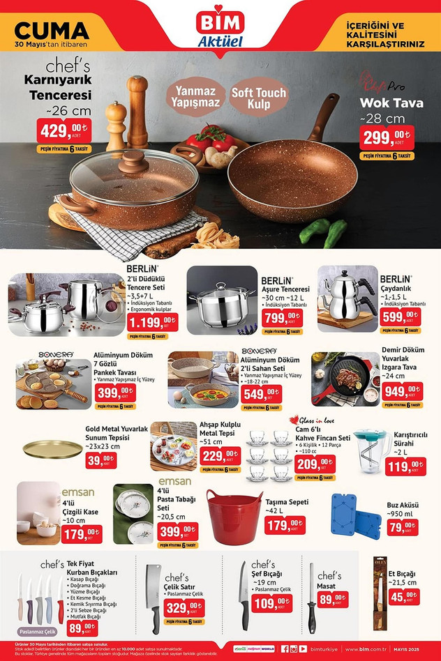 BİM Marketlerinde İndirim Şenliği: İşte 30 Mayıs Cuma BİM İndirim Kataloğu ve Fırsat Ürünleri... resim: 3